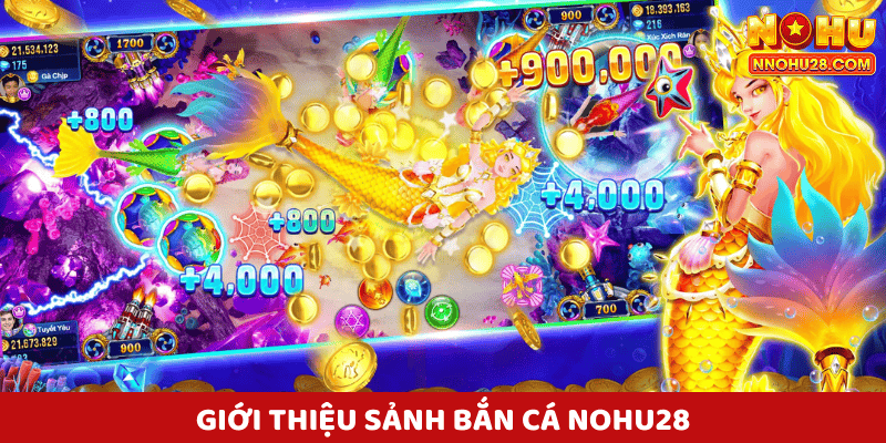 Sảnh bắn Cá Nohu28 với đa dạng trò chơi hấp dẫn